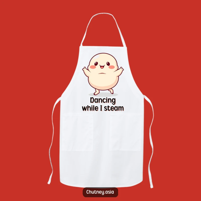 Funny Dumpling Dance Apron: Chef's Moves with Wiggly Feet Dancing, Kitchen Funny Gift