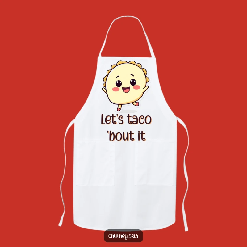 Funny Taco Jump Apron - Kitchen Fun and Hilarious Chef Gift