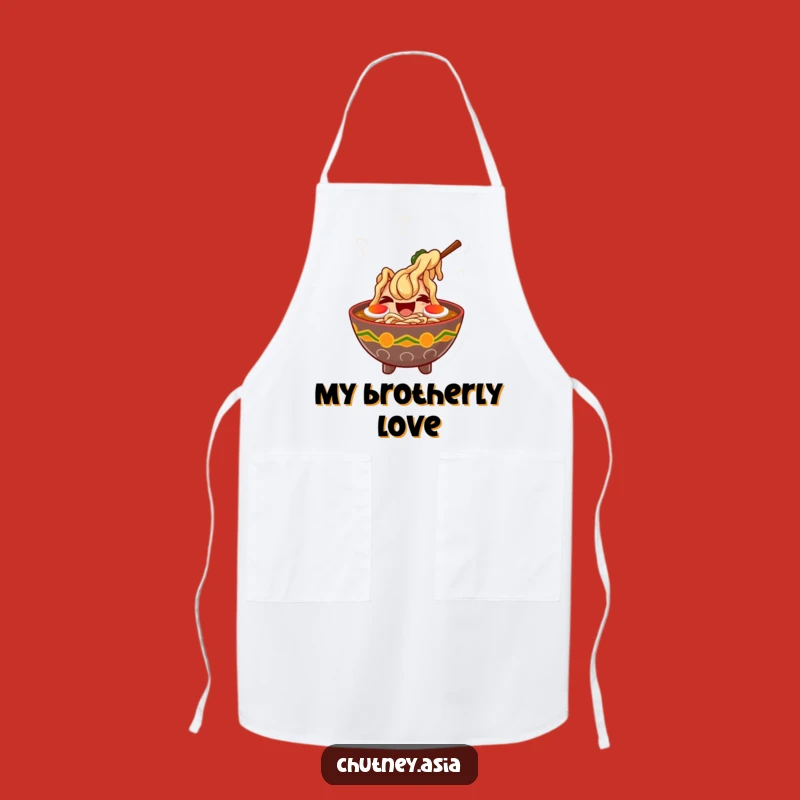 Funny Ramen Laugh Apron - Kitchen Fun and Giggle-Worthy Chef Gift