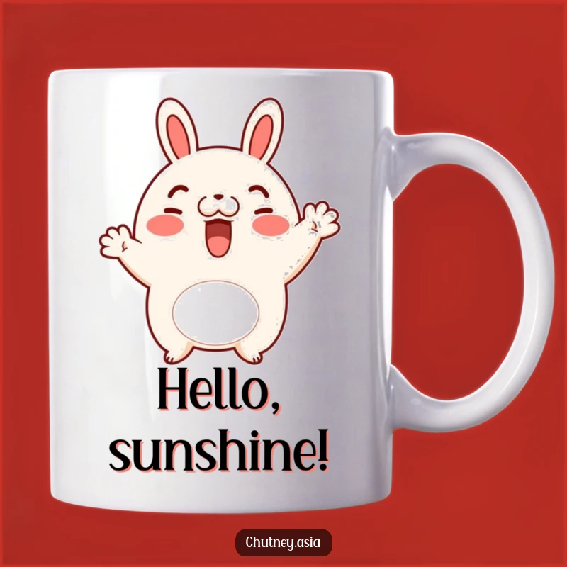 Funny Bao Bun Wave Mug - Adorable Foodie Gift with Cheerful Character