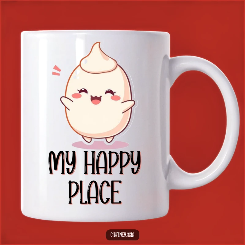 Funny Blushing Mochi Mug: A Delightful Treat for Your Morning Brew, Perfect Funny Gift!