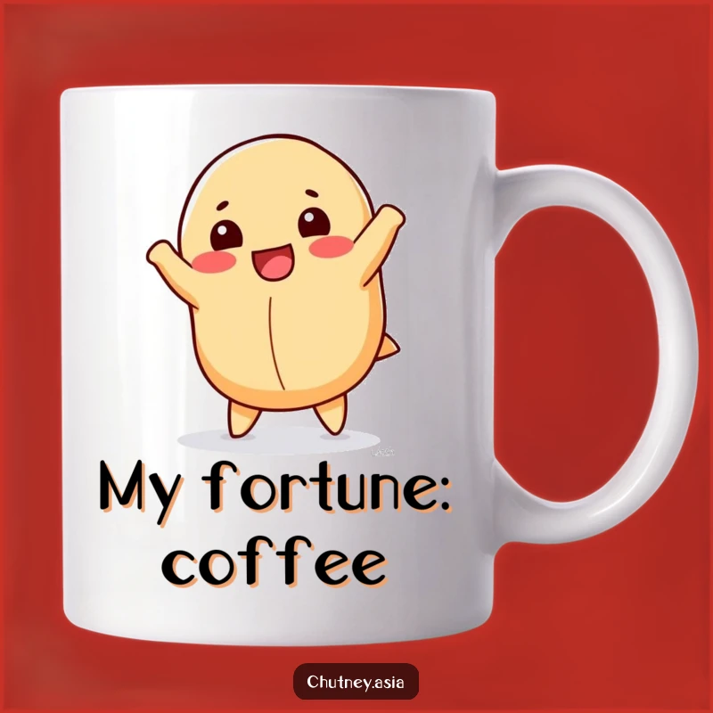 Funny Fortune Cookie Cartwheel Mug: Crack a Smile with Every Sip