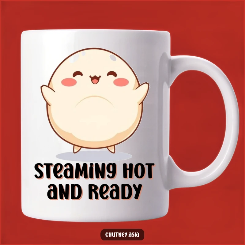 Funny Dumpling Dance Mug: A Cute and Comical Gift for Foodies
