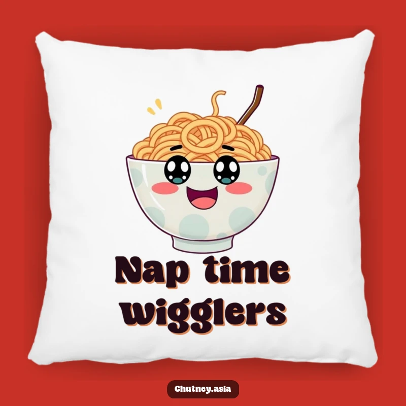 Funny Ramen Bounce Pillow: Cozy Googly Eyed Bowl Bouncing Excitingly, Soft Funny Gift