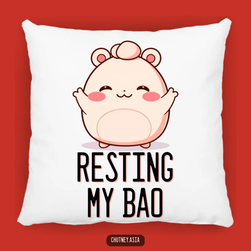 Funny Bao Bun Wave Pillow: Cuddle Up with Kawaii Comfort