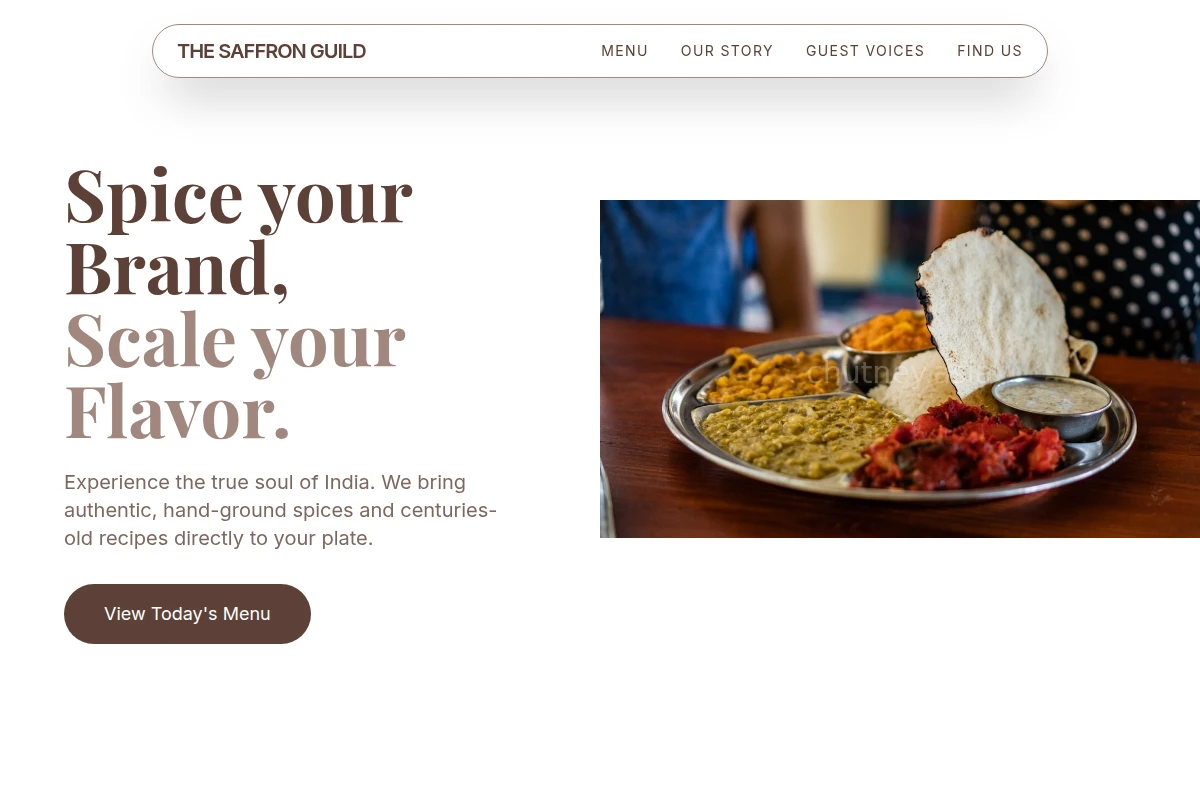 Flavor Indian Food