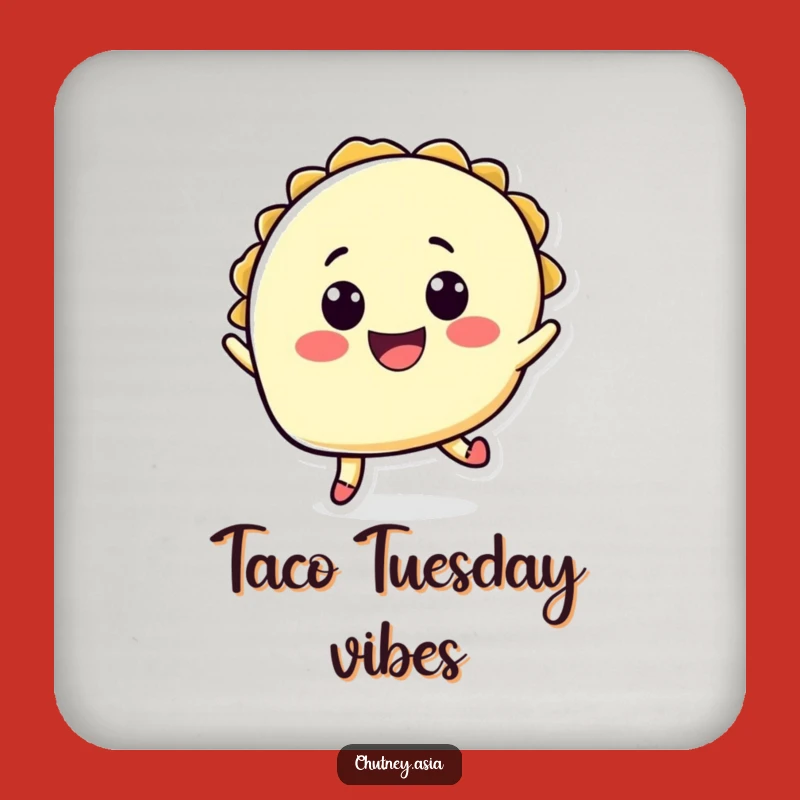 Funny Taco Jump Coaster - Protect Surfaces with Hilarious Mexican Charm