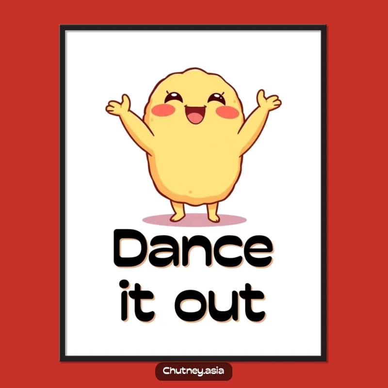 Funny Tempura Shimmy Poster: Add Grinning Delight to Your Walls, Perfect Gift!