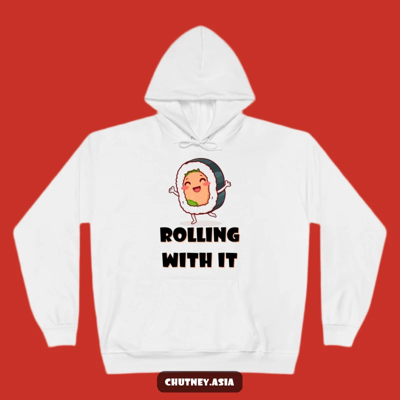Funny Sushi Roll Jig Hoodie: Cozy Up with Culinary Comedy