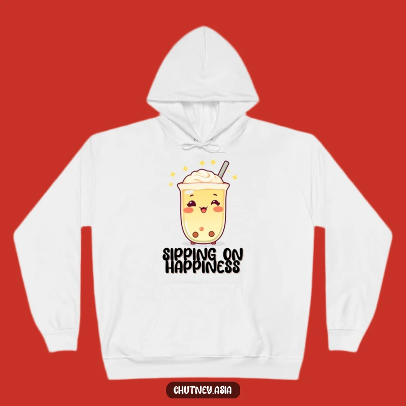 Cozy Funny Boba Tea Twinkle Hoodie: Stay Warm with Sweetness, Perfect Funny Gift!