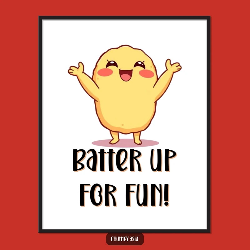 Free Printable Tempura Wall Art: Funny Downloadable Decor for a Playful, Energetic Room