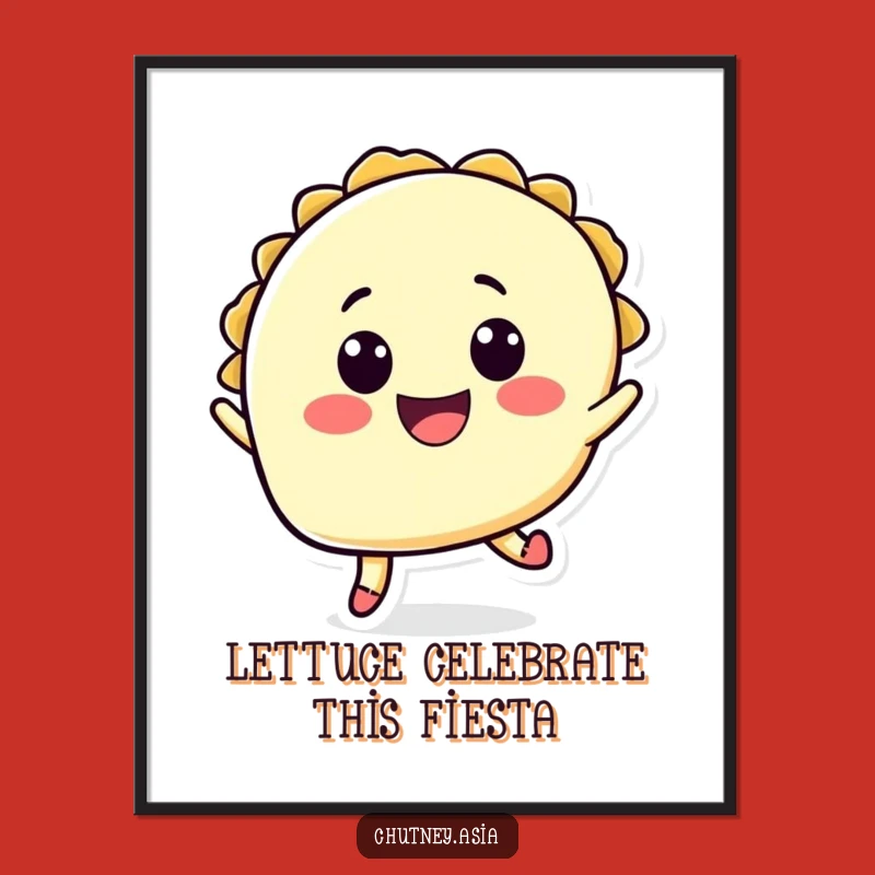 Free Printable Wall Art: Jumping Taco Decor, Fun Downloadable Art for a Cheerful Vibe!