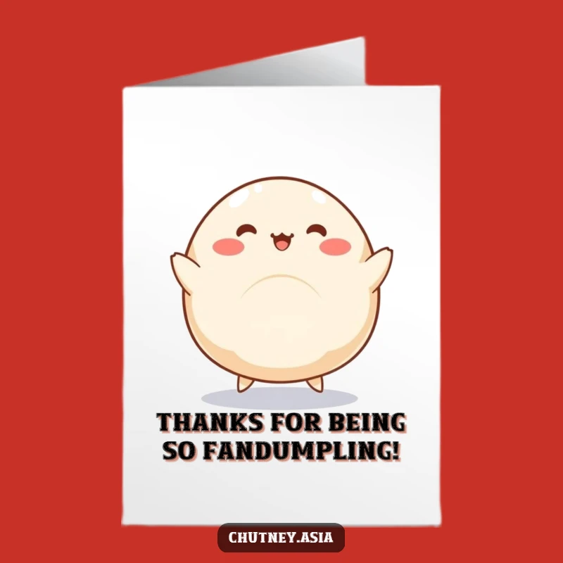 Free Printable Thank You Card: Sweet Dumpling Dance Downloadable for Gratitude