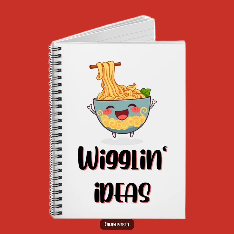 Funny Ramen Wiggle Notebook: Jot Down Ideas with Gusto