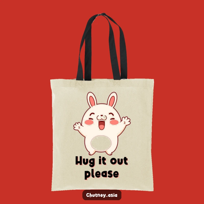 Funny Bao Bun Wave Tote Bag - Cute and Humorous Carry-All